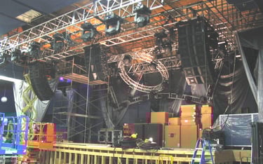 Concert System Installations by MW Audio Visual - The Vault 350 Long Beach, CA