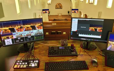 Normandie Church of Christ Los Angeles, CA - Audio Visual System by MW Audio Visual