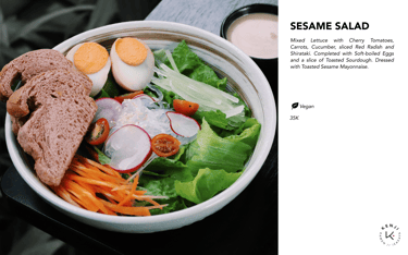 Kenji Ramen Bali Sesame Salad - Japanese salad with modern izakaya twist