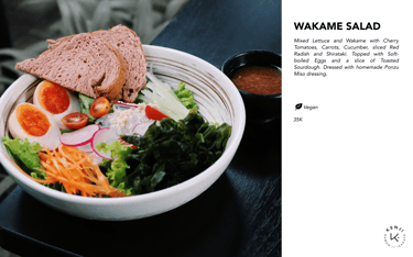 Kenji Ramen Bali Wakame salad - fresh Japanese-inspired salad dish