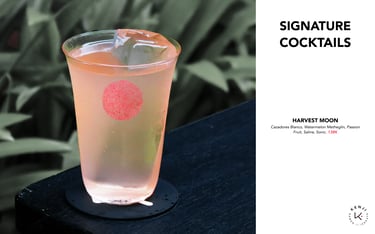 Kenji Ramen Bali Signature Cocktails - Japanese-inspired craft drink
