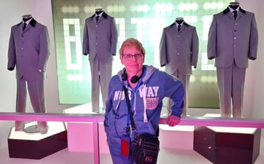 Lady loves The Beatles' new look in Liverpool, England