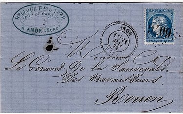 Losange Gros Chiffres 6076 et type 24.