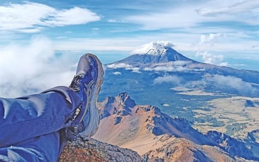 Facing the Active Volcano Popocatpetl, from Iztacchuatl Izta-Popo Zoquiapan National Park 2