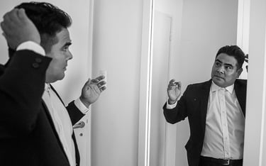 Los preparativos del novio