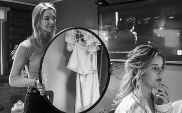 preparativos de la novia