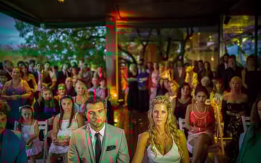 ceremonia civil en el salón La Angelina