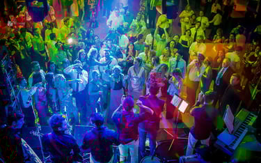 Fiesta con la banda de cuarteto La Barra