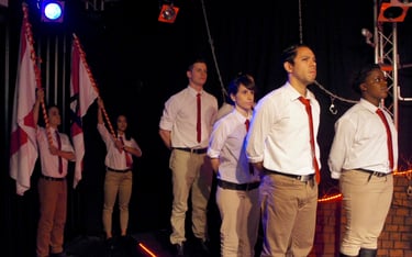 First Production of Divergent Theatre Collective titled Illegals The Games Show. Original Cast.