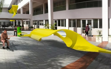 Inter Leyes Sculptural Courtyard
