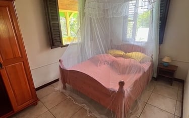 Chambre double lit double