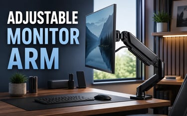 Best Adjustable Monitor Arms for Better Ergonomics and Cleaner Desk Setups