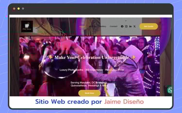pagina web para fiesta en maryland