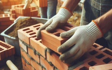 duvar örme, tuğla duvar uygulamaları, gazbeton duvar