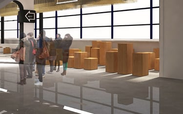 Konkursas Siemens arenai: interjeras