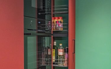 Virtuvės baldai Rastinėnų interjero projekte