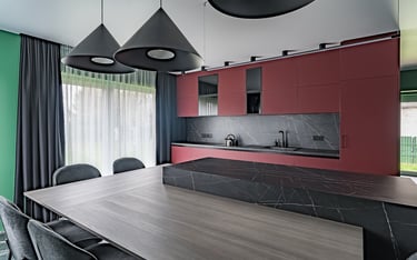 Virtuvės baldai Rastinėnų interjero projekte