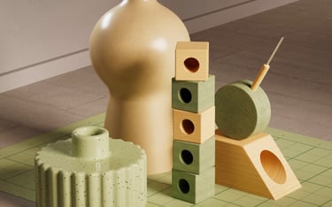Abstract 3d Motion design