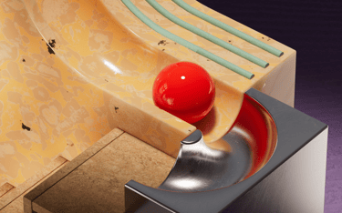 Abstract 3d looping animation