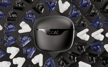 3d product animation electronic earbuds