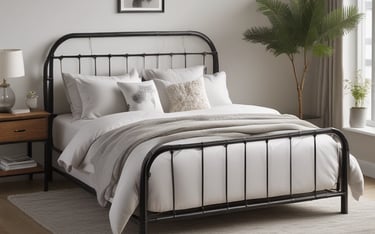 Metal double bed affiliat link.