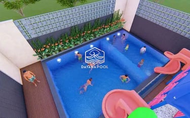 gambar 3 d kolam renang minimalis oleh dayanapool