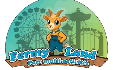 Nouveau logo Fermyland parc attractions en auvergne