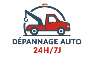 Logo dépannage auto et remorquage 24h/7j à Cosne-sur-Loire (58). Intervention rapide.
