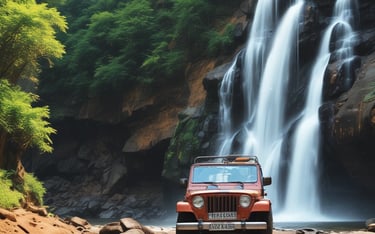 Take a rejuvenating day trip to the off-beat Dudhsagar Falls in a jeep