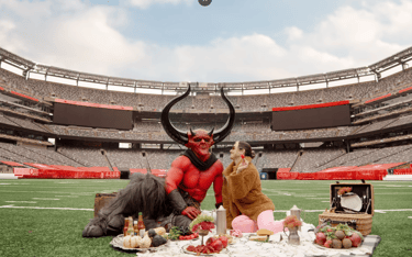 unique marketing with unique romantic dates by doing funny actions