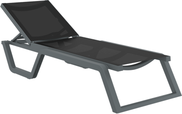 fileli şezlong nefes alabilen tasarım