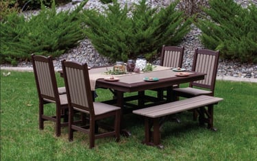 High quality outdoor poly furniture set