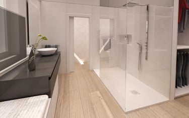 Proyecto de interiorismo para reforma integral de vivienda en Valencia. www.impatto.es