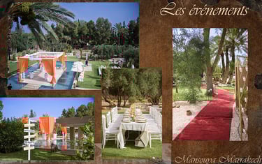mansourya - evenement- anniversaire - mariage- seminaire- jardin