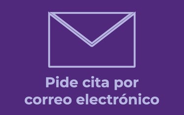 Pide cita por correo electrónico