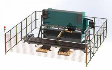 integración en México robot industrial chino de calidad estun para prensa dobladora CNC