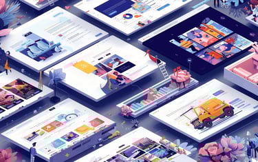 Illustration du web design pour créer une interface moderne et performante