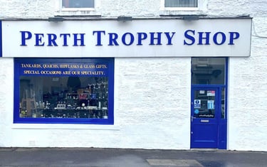 a store front for perth trophy shop