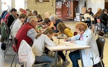 dictée intergénérationnelle, la dictrégunoise, semaine bleue, trégunc