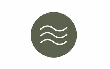 Reiki energy healing icon representing balance, flow, and stress reduction