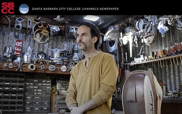 SBCC article on artist Tal Avitzur.