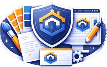 Création d'identité visuelle et logos par Montechinformatique : charte graphique unique pour votre image de marque web.