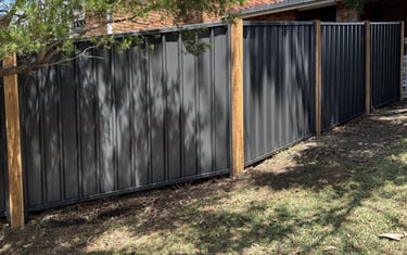 Colourbond fencing