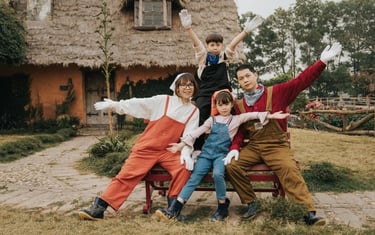 Những kinh nghiệm bỏ túi để có bộ ảnh gia đình hoàn hảo tại studio