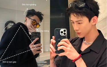Bí quyết để gương mặt trông nam tính và thu hút hơn khi chụp ảnh selfie