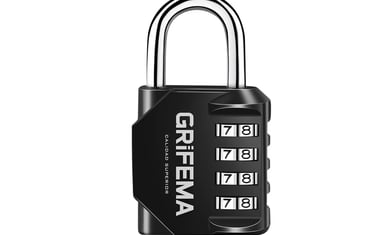 GRIFEMA Combination Padlocks with 4 Digit Code