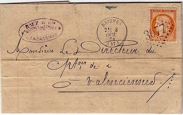 Losange Gros Chiffres 3077 et type 16.
