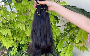 Strong and shiny Vietnamese hair known for its natural health