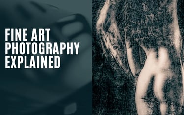 A black and white fine art nude study portraying the beauty and simplicity of fine art photography