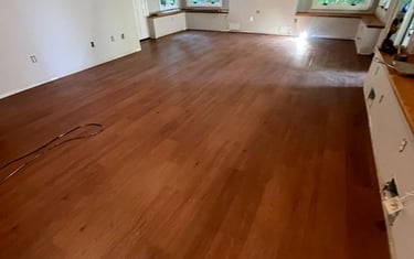 Hardwood floor installation project completed by Renjay Remodeling in Connecticut